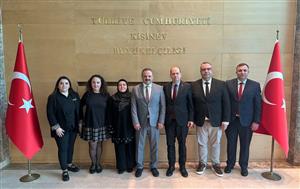 Rektör Arıbaş’tan Moldova Büyükelçisi Sertel’e ziyaret